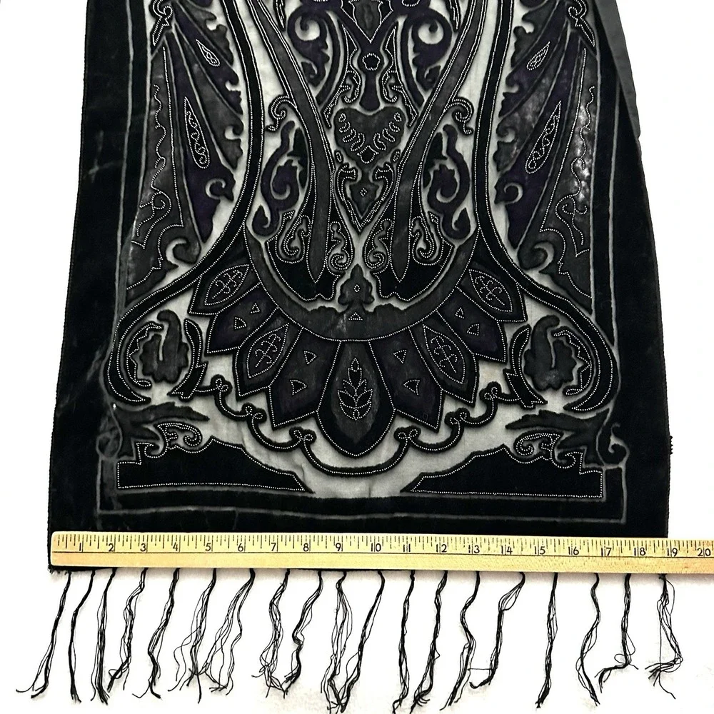 Velvet Burnout Devore Scarf 19